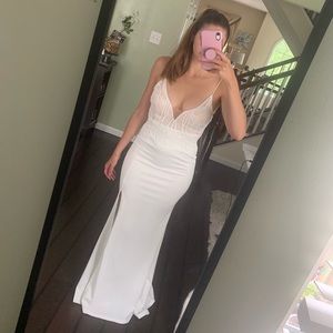 Hello Molly, white, long dress, size small